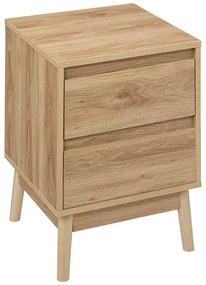 Noptiera ABANA, 2 sertare, 40 x 40 x 56 cm