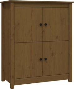 vidaXL Servantă, maro miere, 83x41,5x100 cm, lemn masiv de pin
