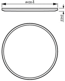 Plafonieră LED dimabilă SUPERSLIM SCENE SWITCH LED/22W/230V Philips