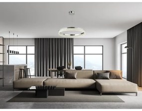 Candelabru cu cristale LED reglabil pe cablu THALIA LED/55W/230V 3000-6000K + telecomandă