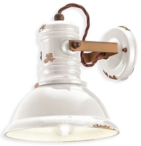 Aplica de perete design retro realizat manual din ceramica INDUSTRIAL