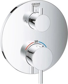 Baterie dus incastrata Grohe Atrio termostatata crom