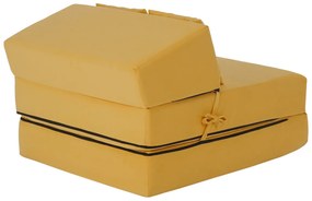 Scaun pliant/saltea PELOS, galben