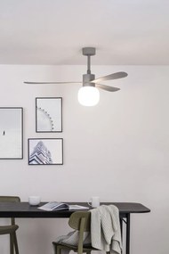 Lustra cu Ventilator si telecomanda AMELIA L BALL LED gri