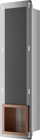 Raft incastrat pentru hartie igienica Balneo Wall Box Paper 3 cupru periat