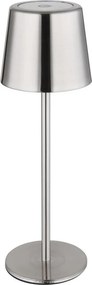 Globo 58482N-LED Lampă de birou VANCOUVER, cu control tactil, reglabilă, reîncărcabilă, 2W/3,7V 2200mAh, crom lucios