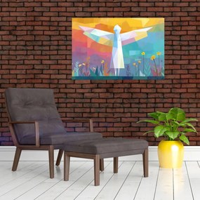 Tablou - Păzitorul florilor (90x60 cm)