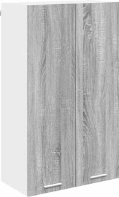 vidaXL Dulap suspendat Gri Sonoma 60 x 31 x 100 cm Lemn compozit