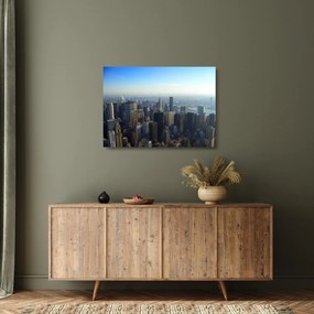 Tablou pe sticlă - Manhattan de zi (70x50 cm)
