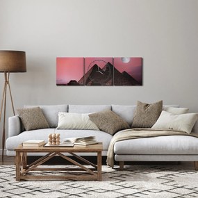 Tablou - Piramidă, Giza, Egipt (cu ceas) (90x30 cm)