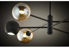 Lustră pe tijă Jupiter 1993 MOKA 3xGU10/10W/230V + 3xG9/10W/230V negru/bej