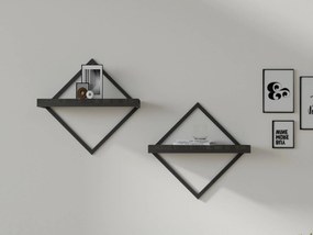 Set 2buc. rafturi Pemapi (antracit) . 1095879
