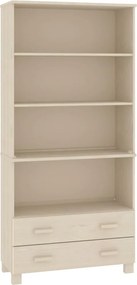 vidaXL Dulap înalt „HAMAR”, maro miere, lemn masiv de pin