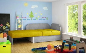 OFERTA Canapea extensibila mica ROSA, gri inchis/gri deschis calitatea II