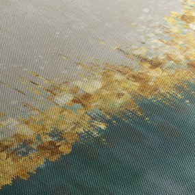 Tablou - Textura cu decor auriu (70x50 cm)