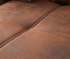 Canapea extensibilă dumonde cu 2 lăzi de depozitare si sezut confortabil din spuma high-density, Verona Madagaskar Brown 310x100 cm