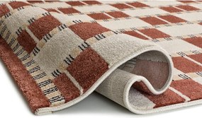 Covor bej/teracotă 160x230 cm Astra – Universal