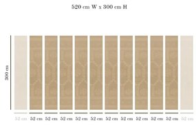 Tapet VLAdiLA Borangic (nisip) 520 x 300 cm