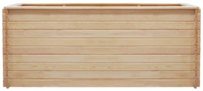 Strat inaltat de gradina, 200 x 100 x 80 cm, lemn de pin, 19 mm 1, 200 x 100 x 80 cm