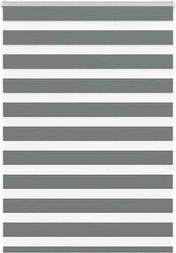 vidaXL Jaluzea tip zebra gri închis lățime țesătură 95,9 cm poliester