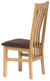 Scaun sufragerie Cardenal (stejar + maro). 1120379