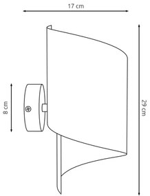 Aplică SPIRAL 1xG9/8W/230V negru