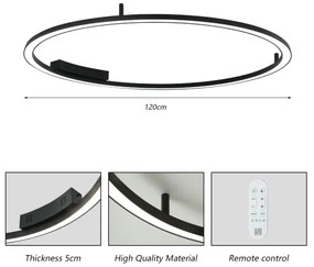Plafonieră LED dimabilă Immax NEO 07246-120 FINO LED/72W/230V 120cm Tuya + telecomandă