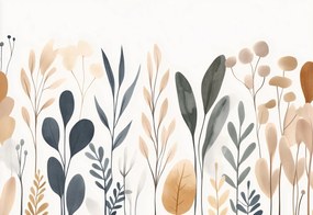 Fototapet - Plante minimaliste pământești I. (147x102 cm)