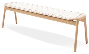 Bancă alb-natural Klupa - Gazzda