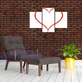 Tablou cu inima (90x60 cm)