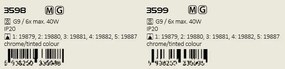 Plafoniera design modern NINELLE 3598 RX