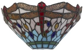 Aplică Tiffany Searchlight 1283-17 DRAGONFLY 1xE14/60W/230V