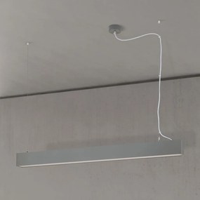 Lustra liniara aplicata/ suspendata LED CCT PALKKI 113cm, argintiu