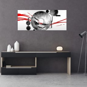 Tablou abstract (120x50 cm)
