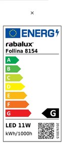 Aplica LED pentru iluminat exterior moderna Follina negru 8154 RX