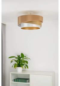 Lustră aplicată Duolla KOBO 1xE27/15W/230V d. 45 cm cupru/auriu/alb