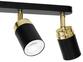 Spot RENO 3xGU10/60W/230V negru/auriu
