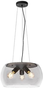 Pendul design modern Ursula negru 40cm