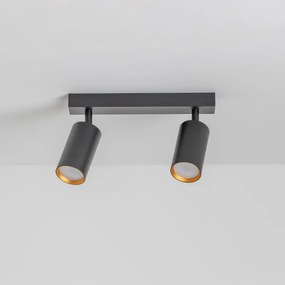 Spot Brilagi SELE 2xGU10/30W/230V negru/auriu