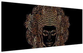 Tablou - Buddha auriu (120x50 cm)