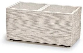 Ghiveci MADERA CASE ECO WOOD 57,7 cm, alb, S