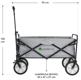 Cărucior de mână gri deschis
