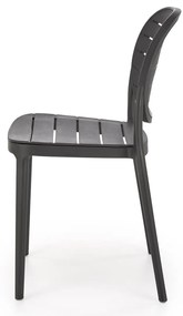 Scaun de grădină Karter (negru). 1092585