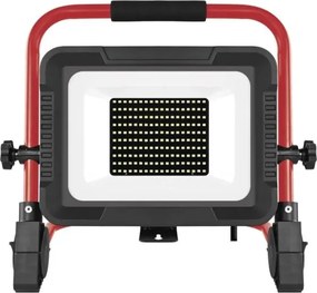 Proiector LED cu stativ ELION LED/100W/230V 4000K IP65 roșu/negru