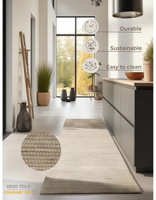 Covor tip traversă bej 80x200 cm Handloom – Hanse Home