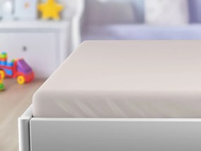 Cearsaf Jersey pentru patut copii cu elastic 70x140 cm Caisa