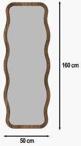 Oglinda Aror Walnut 50 x 160 cm