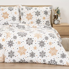 Lenjerie de pat din microflanel 4Home Golden Frost, 140 x 200 cm, 70 x 90 cm