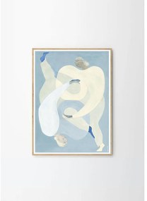 Poster 50x70 cm Hold You - Blue – Sofia Lind – The Poster Club