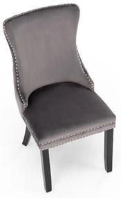 Scaun Alda velvet gri H95 cm